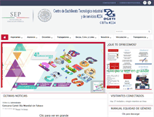 Tablet Screenshot of cbtis224.edu.mx
